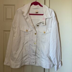 Lilly Pulitzer Brixley Denim Jacket - Resort White